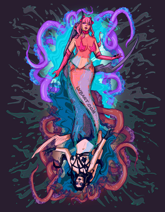 Siren Sisters Fine Art Print