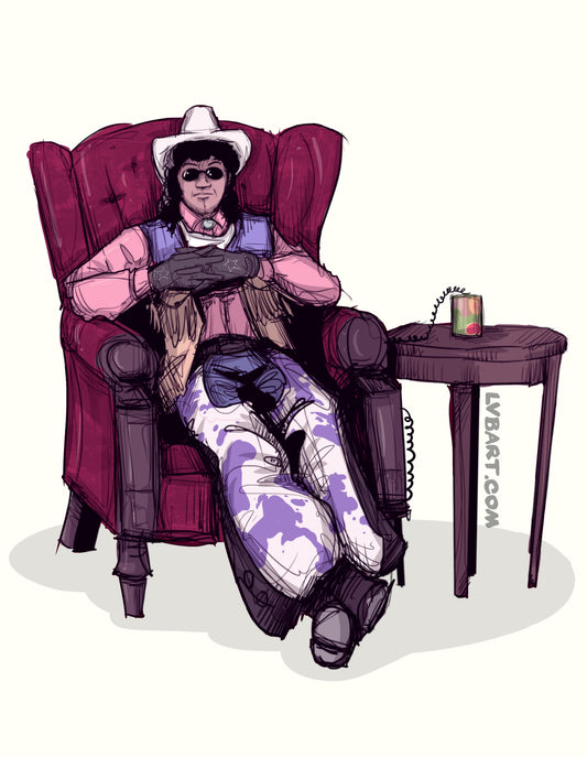 Cowboy Morpheus Fine Art Print