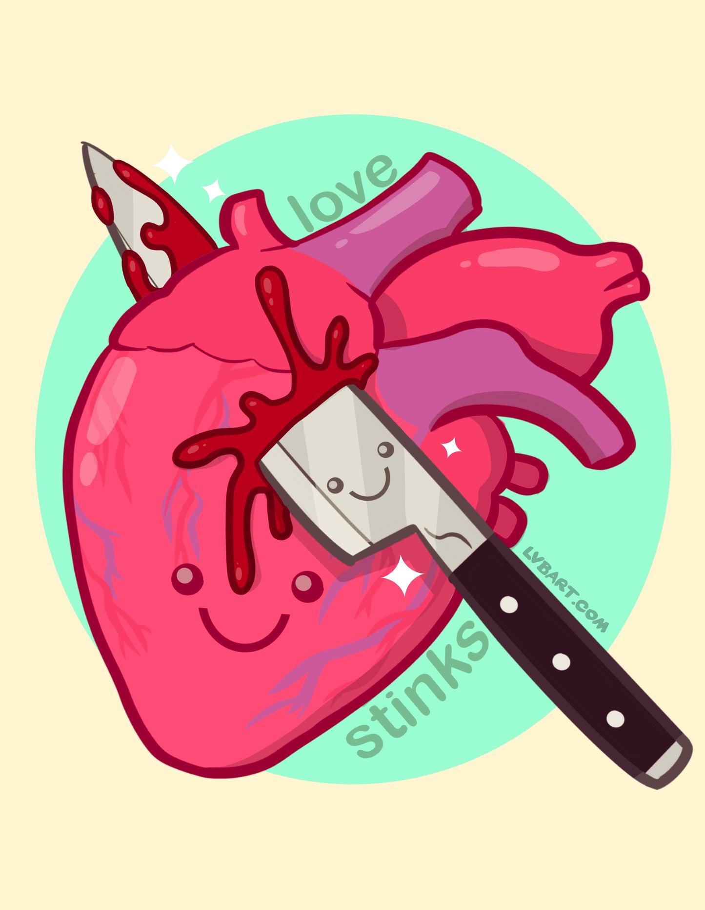 Love Stinks Fine Art Print