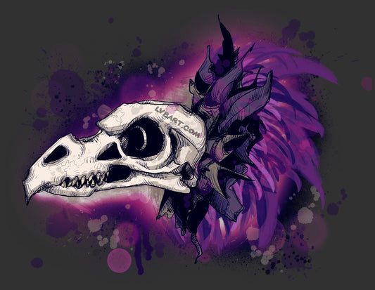 Skeksis Skull Fine Art Print