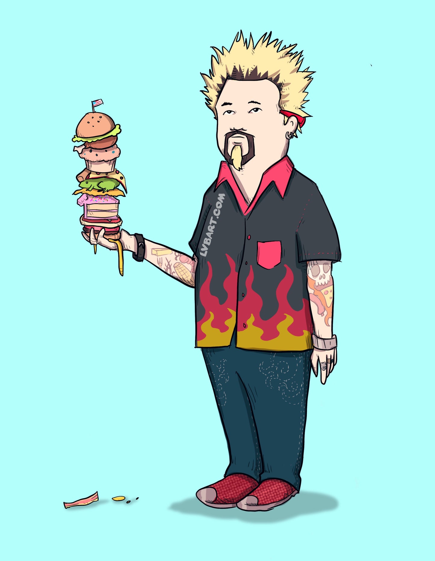Bobby Fieri Fine Art Print