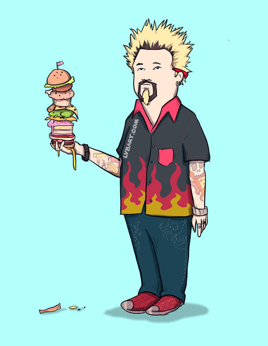 Bobby Fieri Fine Art Print