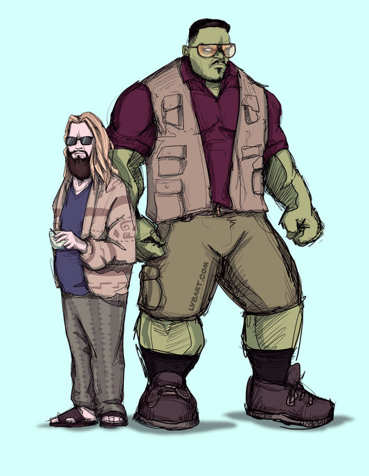 The Dude of Thunder Fine Art Print
