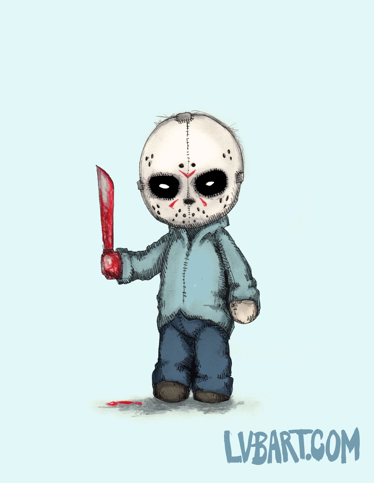 Plushie Jason Fine Art Print