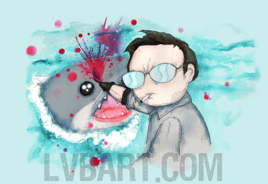 JAWS Fine Art Print