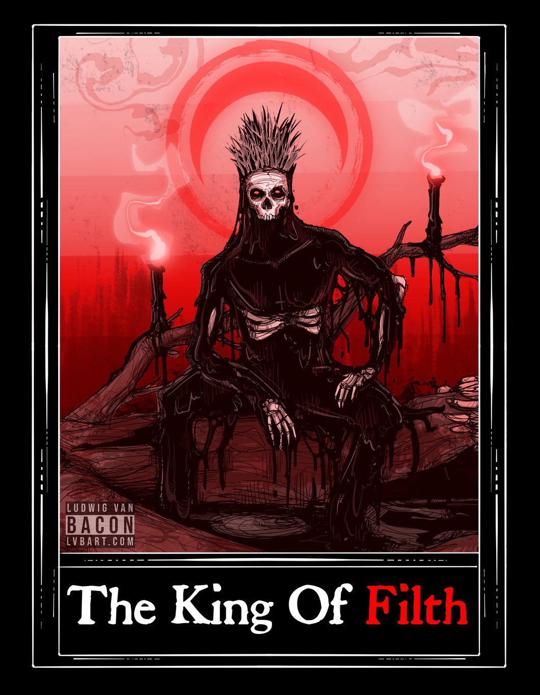 King Of Filth Tarot Fine Art Print