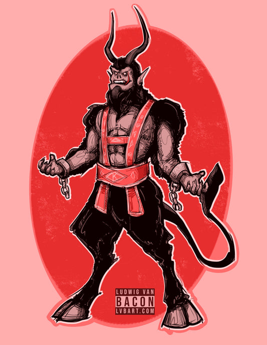 Classic Krampus Fine Art Print