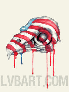 Let Freedom Bleed Fine Art Print
