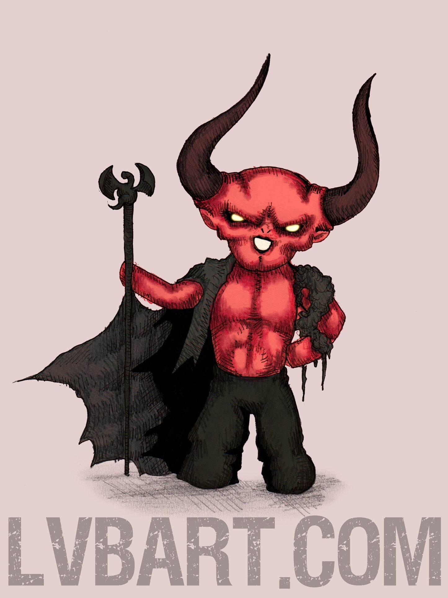 Lord Of Darkness Fine Art Print
