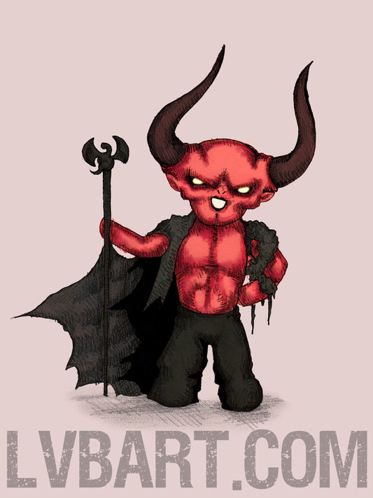 Lord Of Darkness Fine Art Print