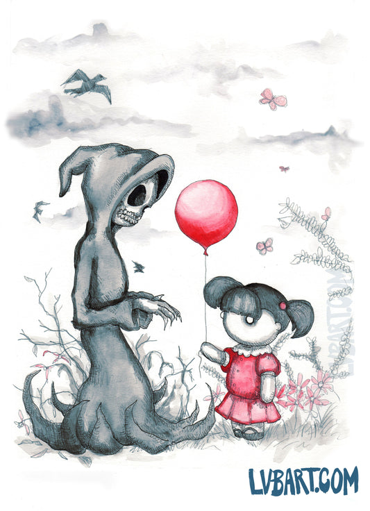 For the Love of Death Fine Art Print