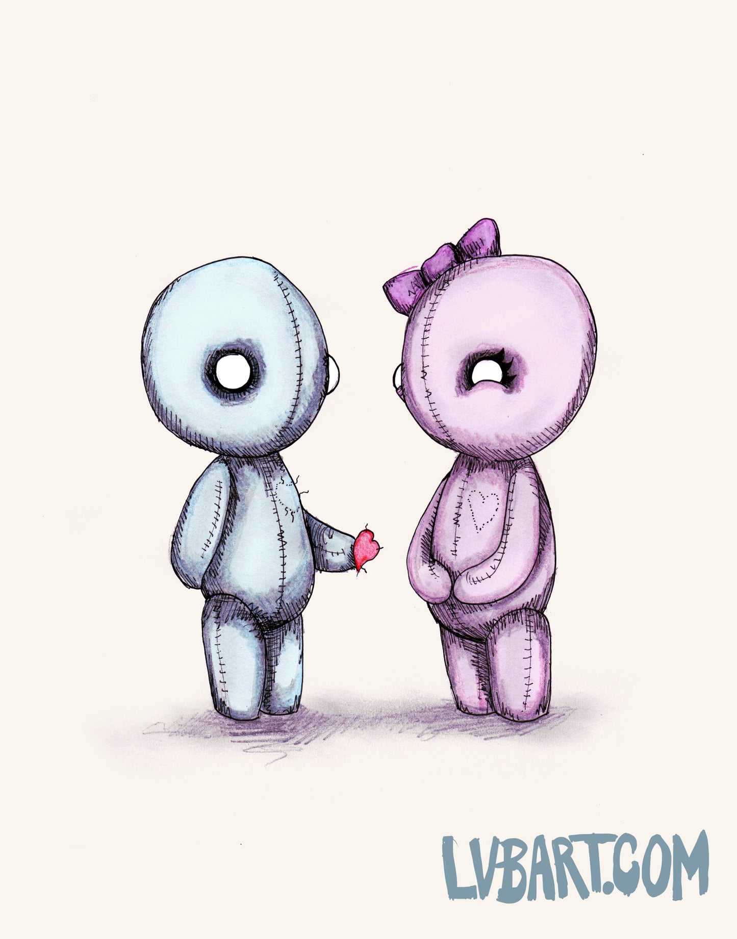 Plush Love Fine Art Print