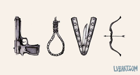Love Is Death Fine Art Print