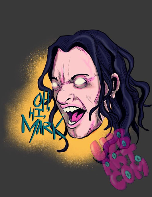 Oh Hi Metal Mark Fine Art Print