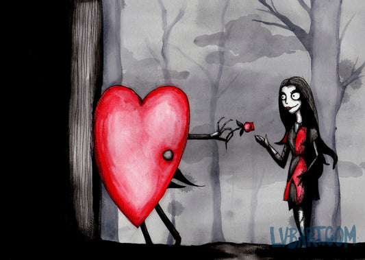 Nightmare Before Valentines Fine Art Print