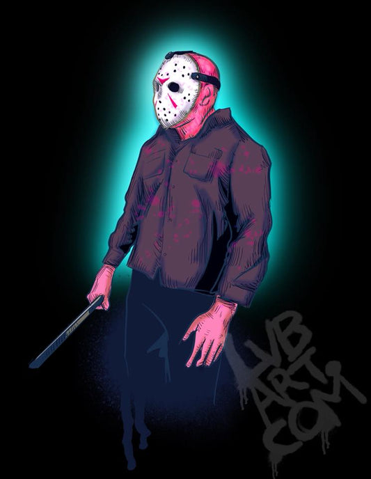 Neon Voorhees Fine Art Print