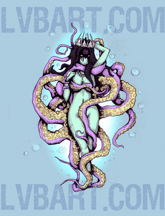OctoWitch Fine Art Print