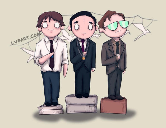 Office Olympics Fine Art Print