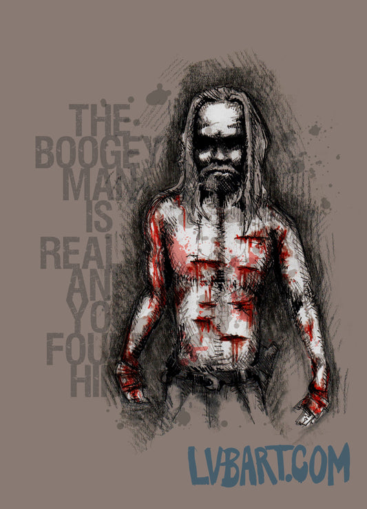 The Boogeyman Is Real Fine Art Print