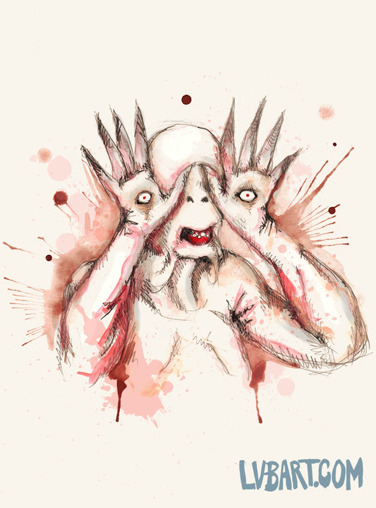 Pale Man Fine Art Print