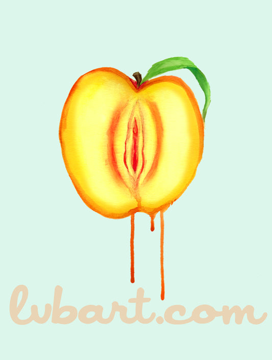 Sweet Peach Fine Art Print