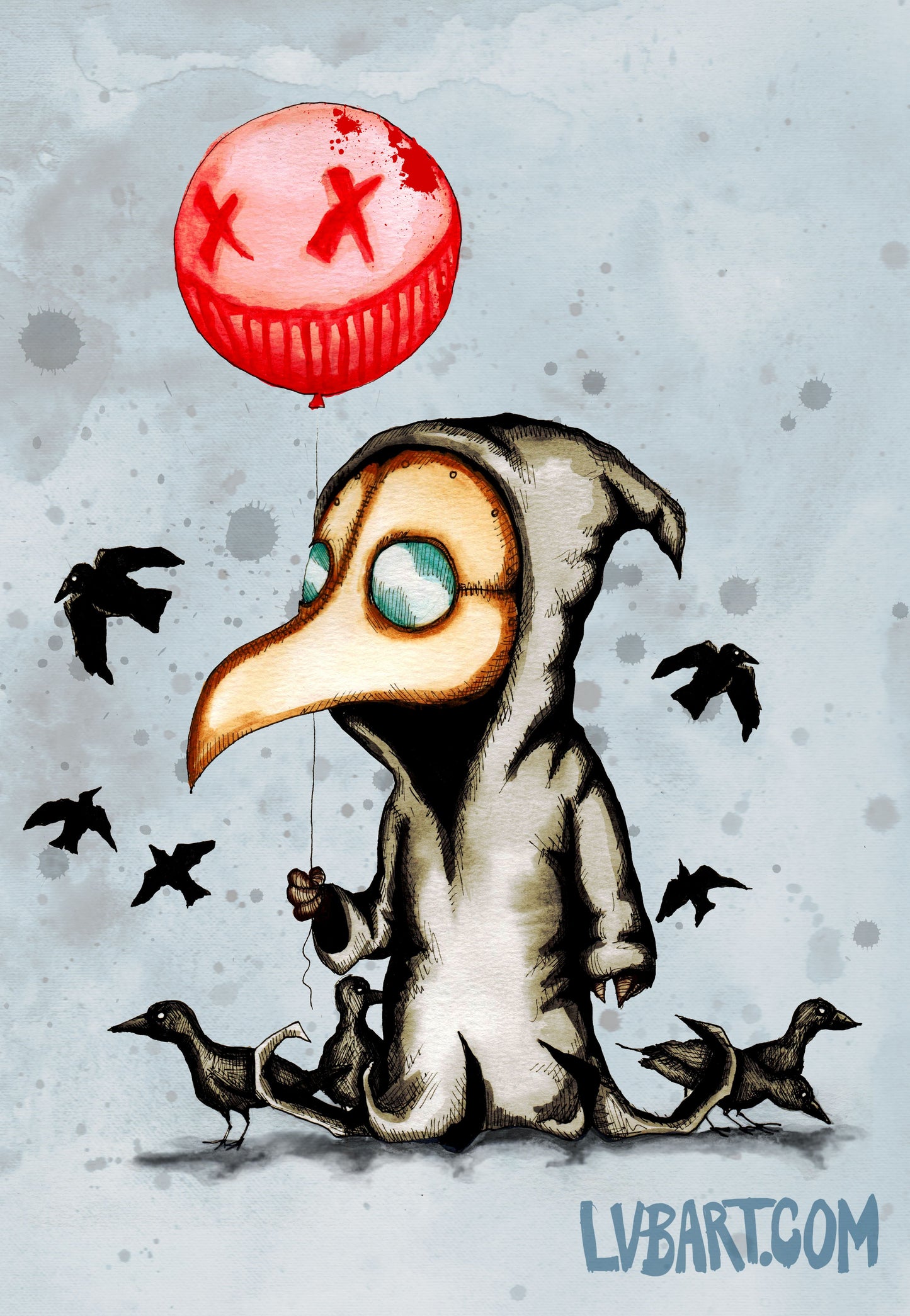 The Plague Doctor Fine Art Print