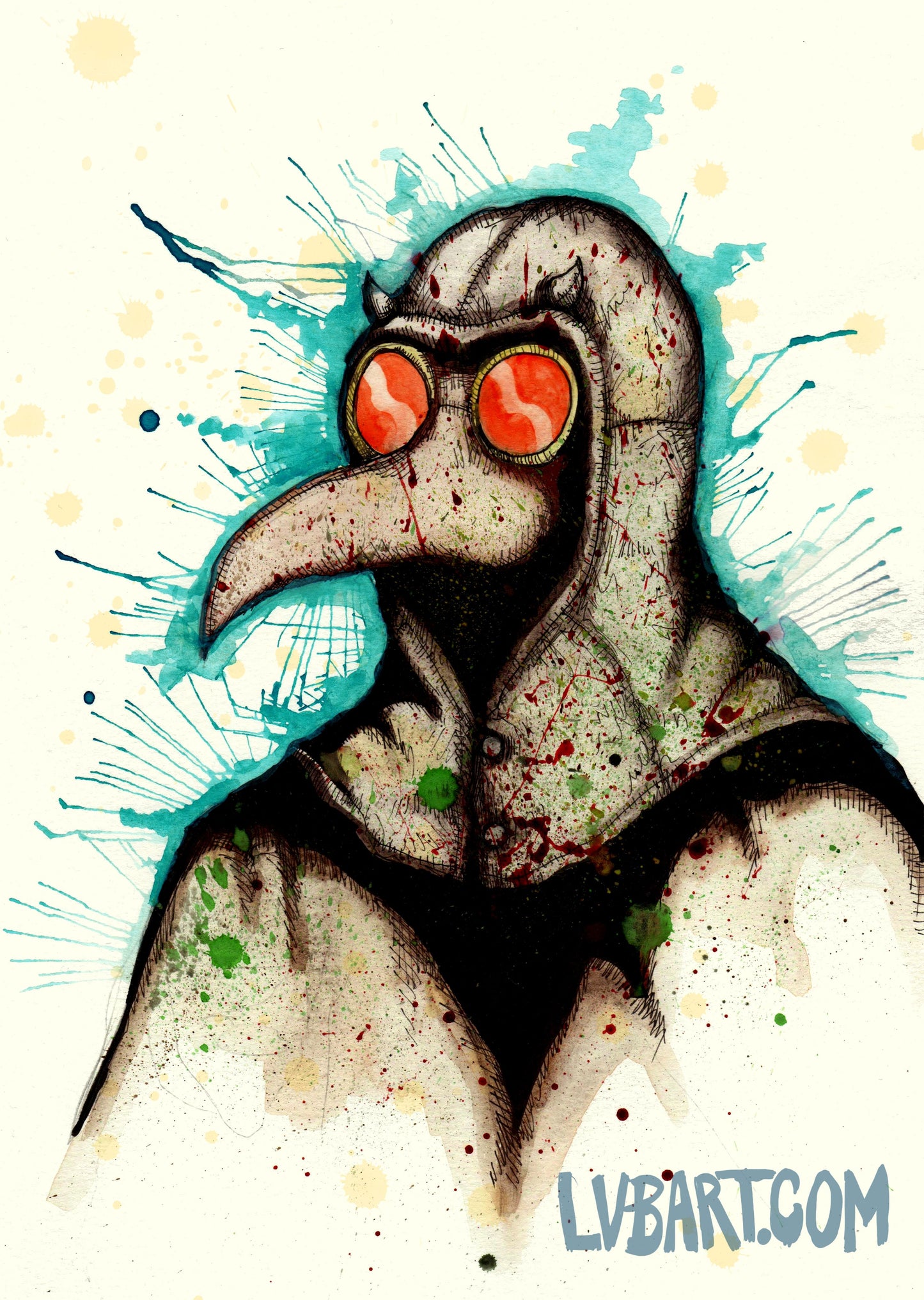 The Plague Doctor 2.0 Fine Art Print