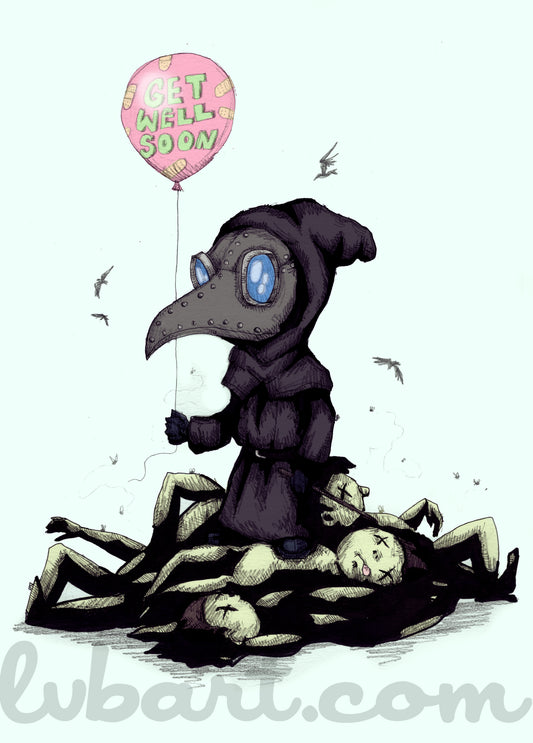 Plague Doctor Fine Art Print