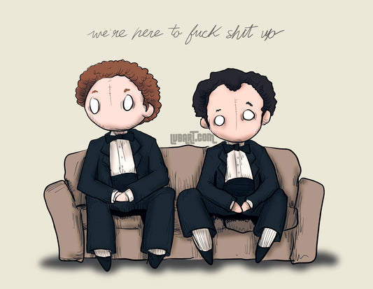 Step Plushie Brothers Fine Art Print