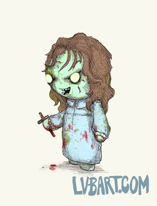Plushie Exorcist Fine Art Print