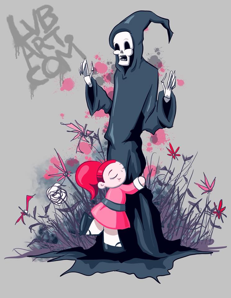 Reaper Hug Fine Art Print