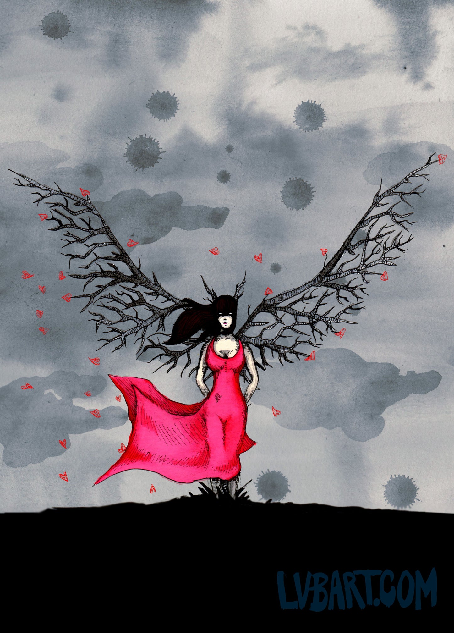 Tree Wings Fine Art Print