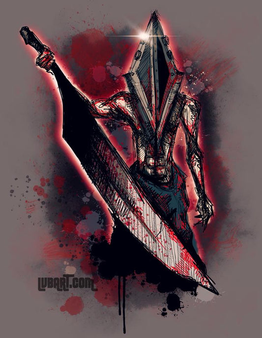 Red Pyramid Fine Art Print