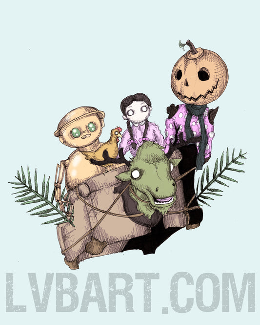 Return To Oz Fine Art Print
