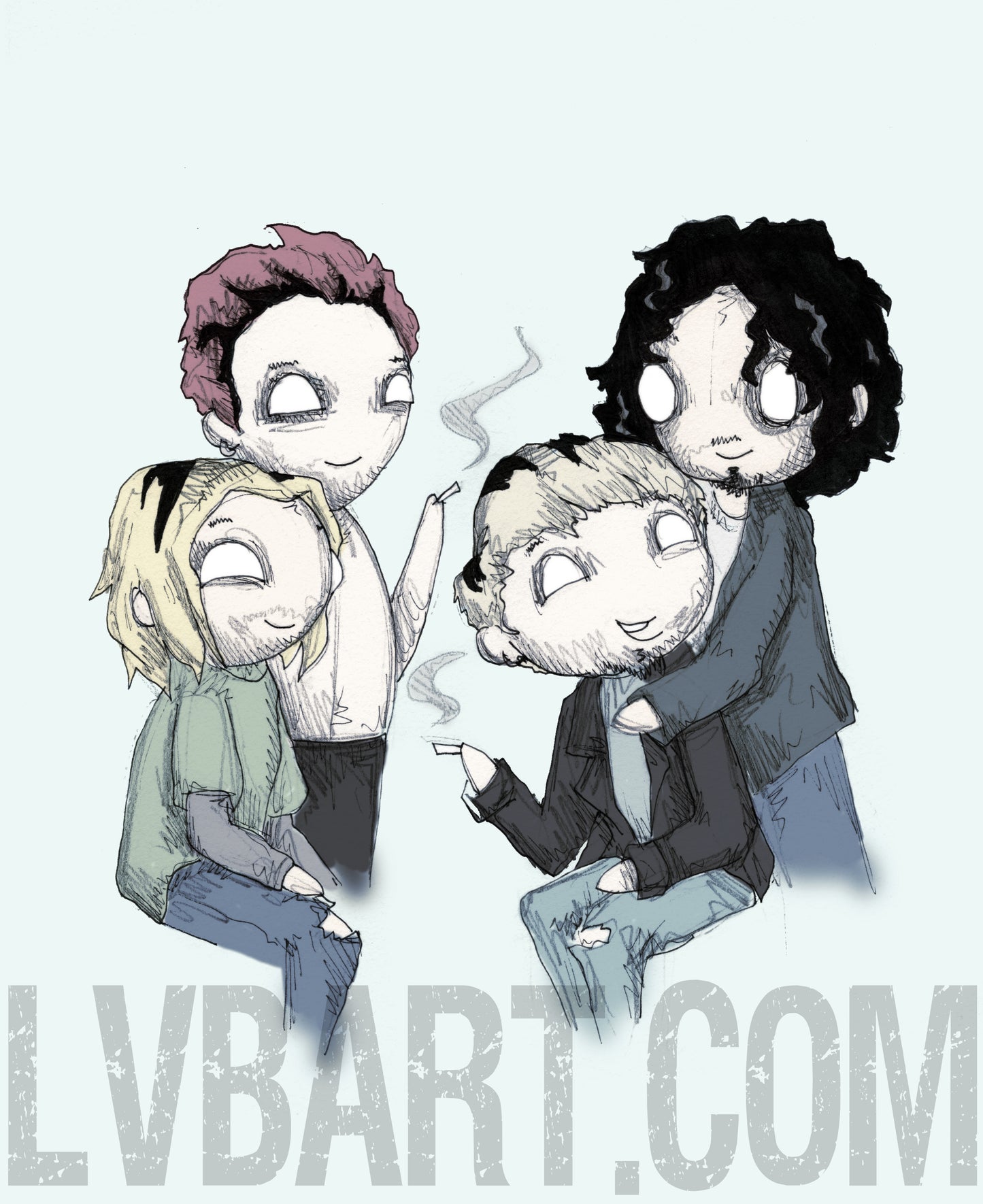 Grunge Heaven Fine Art Print