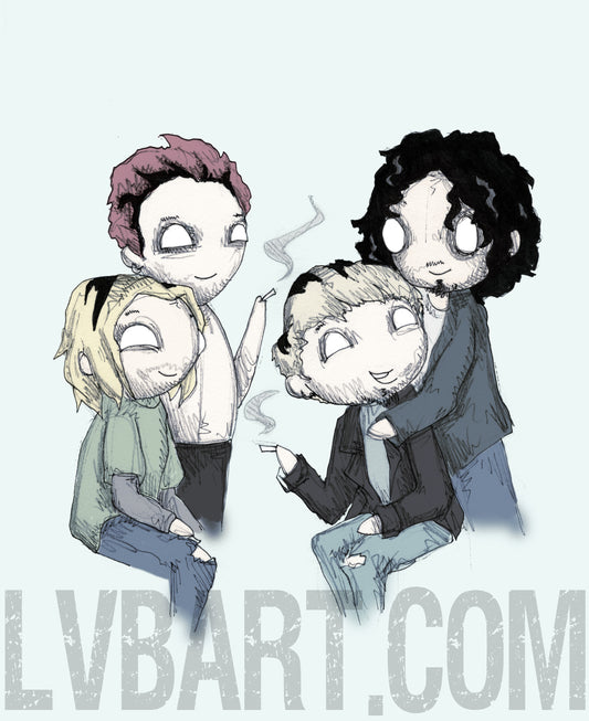 Grunge Heaven Fine Art Print