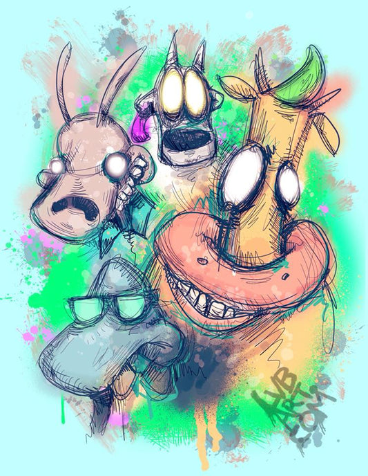 Rocko's Post Modern Life Fine Art Print