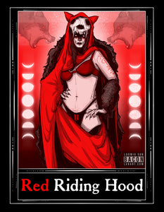 Red Riding Hood Tarot Fine Art Print