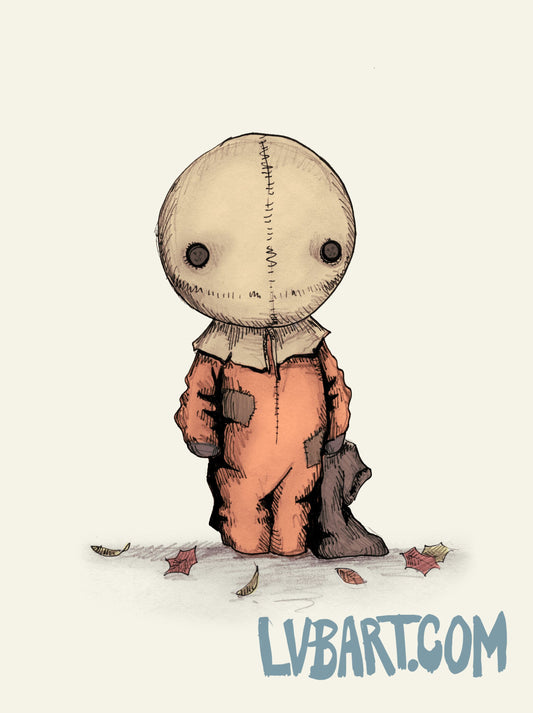 Trick R Treat Sam Plush Fine Art Print