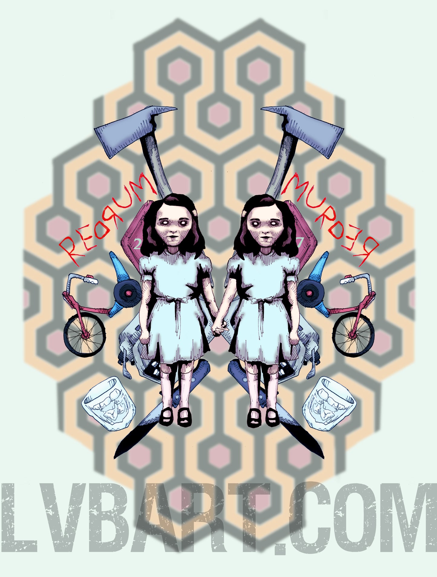 Overlook Twins Fine Art Print
