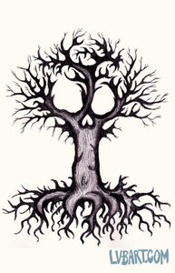 Skull Tree Part 3 Fine Art Print
