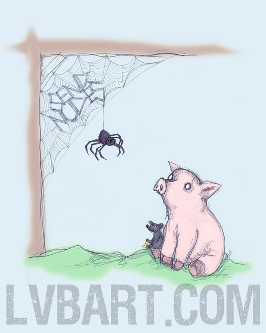 Send Nudes Web Fine Art Print