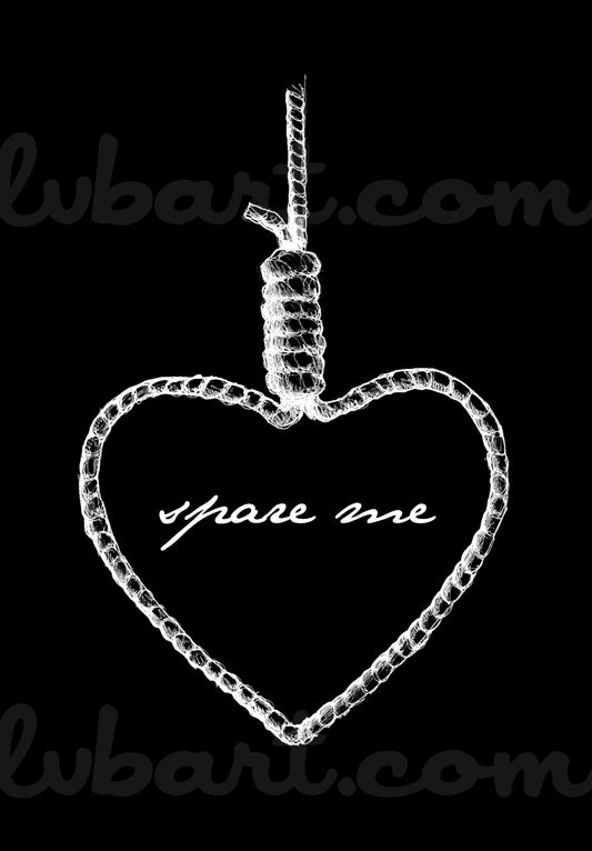 Spare Me B&W Fine Art Print