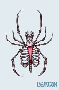 Spider Skeleton Fine Art Print