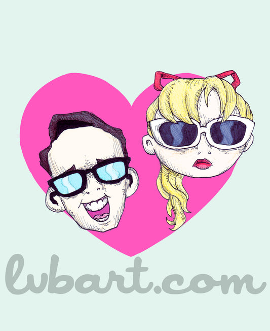 Squints & Wendy Fine Art Print