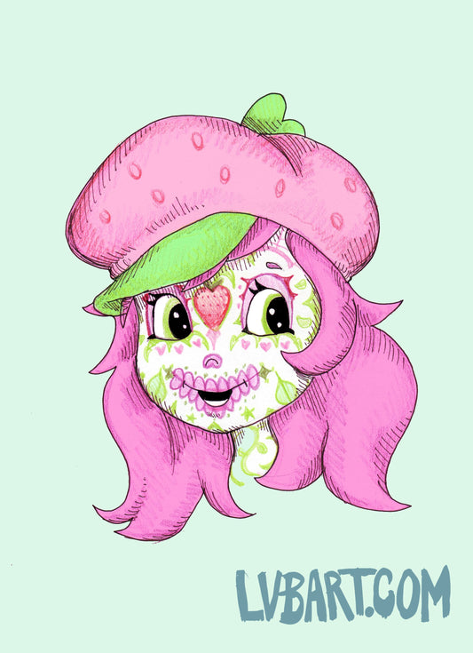 Sugarberry Skullcake Fine Art Print