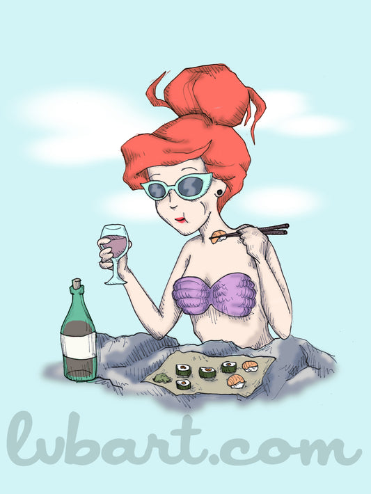 Sushi Break Fine Art Print