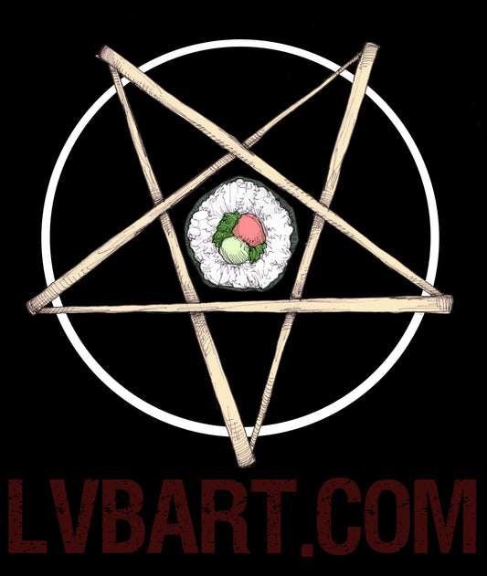 Sushi Pentagram Fine Art Print
