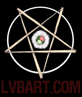 Sushi Pentagram Fine Art Print