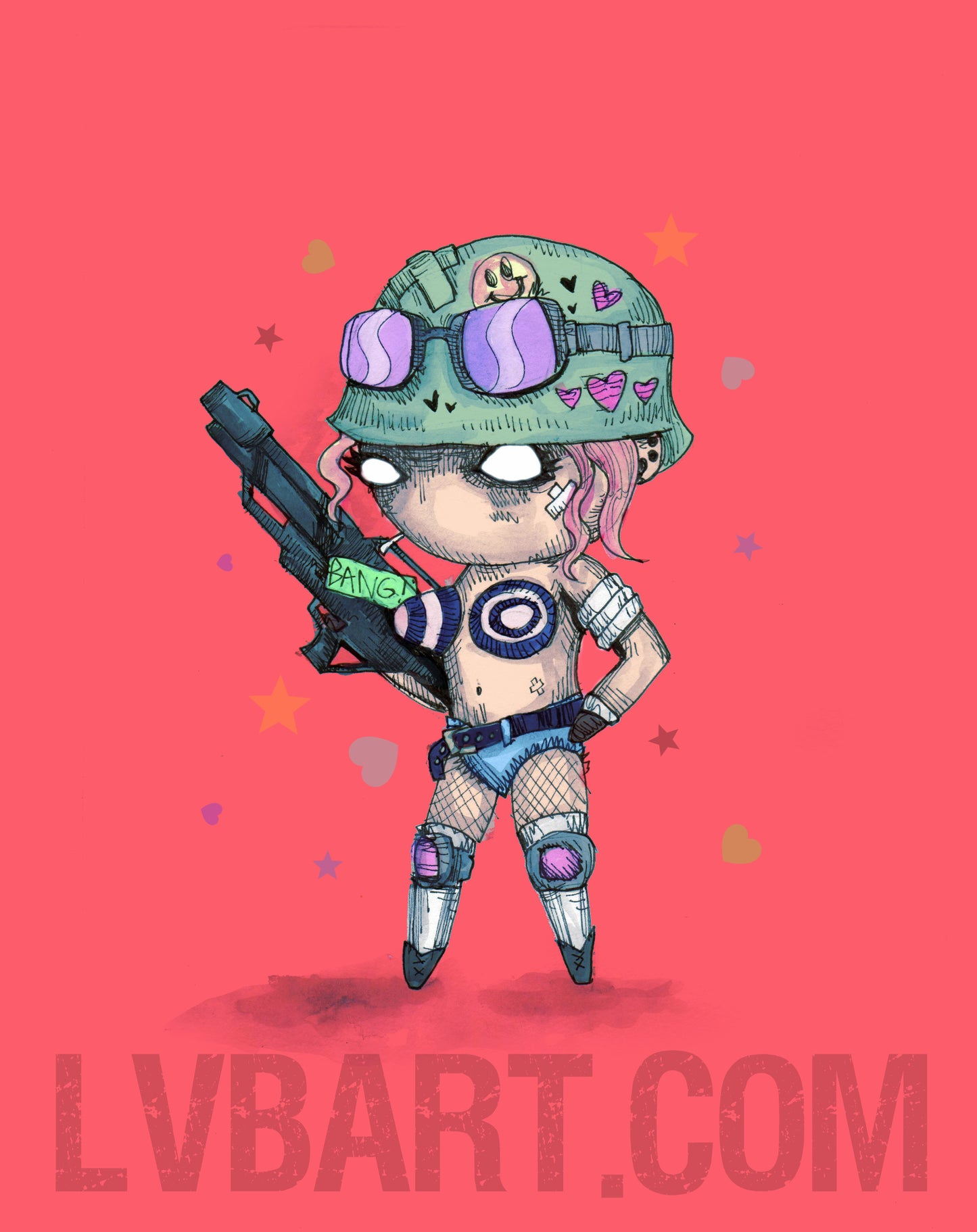 Tank Plush Fine Art Print